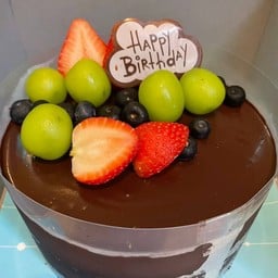 เค้กช็อกโกแลตหน้านิ่ม 1ปอน์ด