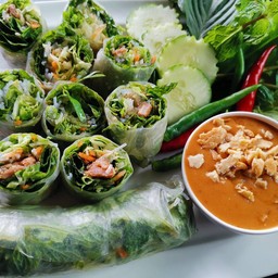 ปอเปี๊ยะสดไส้หมูย่าง เวียดนาม