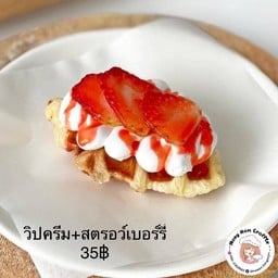 เนยหอม ครอฟเฟิล (Noeyhom croffle) @Home @Home