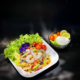 ส้มตำไทยกุ้งสด