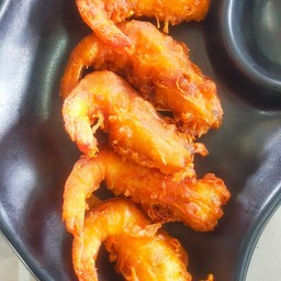 กุ้งทอดกรอบ 5ชิ้นใหญ่หรือ6ชิ้นเล็ก