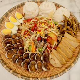 ตำถาดหอยแครง