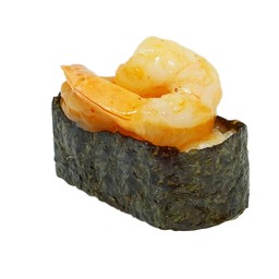 27)ข้าวปั้นหน้ากุ้งกิมจิ