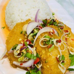 ข้าวปลาดอลลี่ทอดลุยสวน