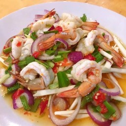 ยำกุ้ง(สุก)