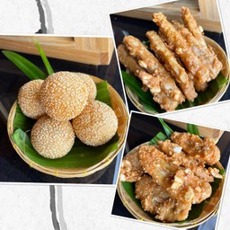 รวมทอด 3 อย่าง กล้วย เผือก ซาลาเปา