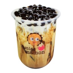 กาแฟลาเต้บราวน์ชูการ์ไข่มุก