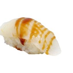 17)ข้าวปั้นหน้าหมึกหิมะย่างราดซอส