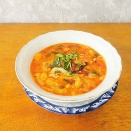 ไข่เจียวต้มยำน้ำข้น