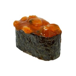 29)ข้าวปั้นหน้าหอยลายกิมจิ