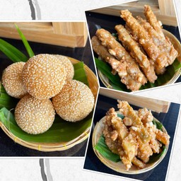 รวมทอด 3 อย่าง ซาลาเปา เผือก มัน