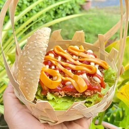เบอร์เกอร์ไก่กรอบ