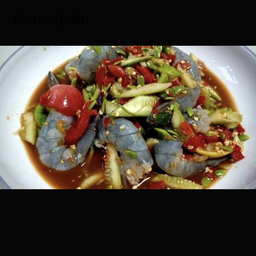 ตำแตงกุ้งสด