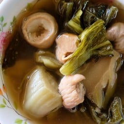 ต้มผักกาดดองใส้หมู