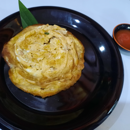 ข้าวไข่เจียวหมูสับ pork omelette with rice