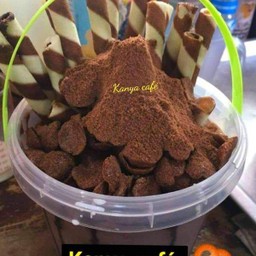 โอวัลตินโอโจ้ทอปปิ้งลาวา #ทางร้านแยกทอปปิ้งไปโรยทานเองนะจ๊ะ ❤