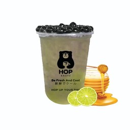 ชาเขียวน้ำผึ้งมะนาว