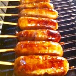 ไส้อั่วสมุนไพรจัมโบ้ย่าง 2แท่ง