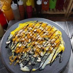 แป้งชาโคล ไข่ไก่ ฝอยทอง อัลมอนด์