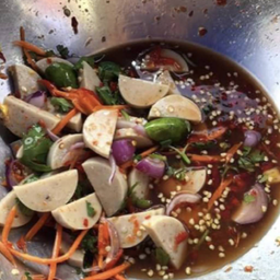 ยำหมูยอปลาร้า