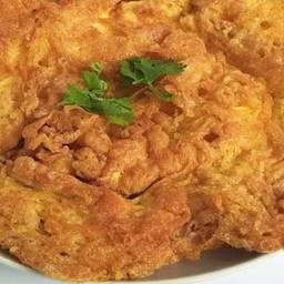 ข้าวราดไข่เจียวหมูสับ(วุ้นเส้น)