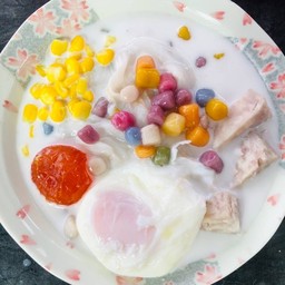 บัวลอยไข่คู่ทรงเครื่อง