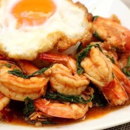 กระเพรากุ้ง...