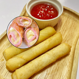 ปอเปี๊ยะแฮมชีส (ชิ้นเล็ก)