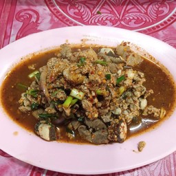 ลาบเนื้อสุก