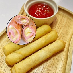 ปอเปี๊ยะแฮมชีส (ชิ้นเล็ก)