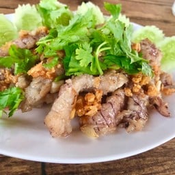 กั้งทอดกระเทียม