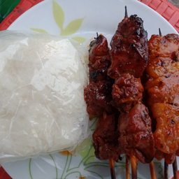 ชุดขอให้เจริญตับปิ้ง3+หมูกะทิ2+ข้าวเหนียว2