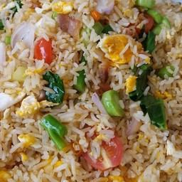 ข้าวผัดปลาเค็ม(ปลาอินทรีย์)