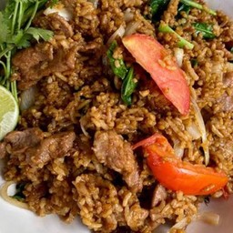 ข้าวผัดรถไฟ ฟรี Coke 1 กระป๋อง
