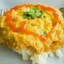 ไข่เจียวราดข้าว