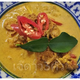 แกงกะทิหมูกับเห็ดแครง