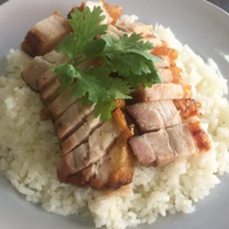 ข้าวมันหมูกรอบธรรมดา