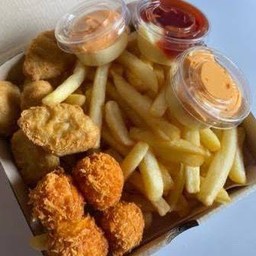 ชุดกลางเซตรวม(นักเกต+ชีสบอล+เฟรนฟราย)