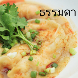 เกี๊ยวกุ้งต้มยำแห้ง