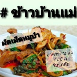 กับข้าว&กับแกล้ม&อาหารตามสั่ง#ข้าวบ้านแม่ ลาดปลาเค้า48
