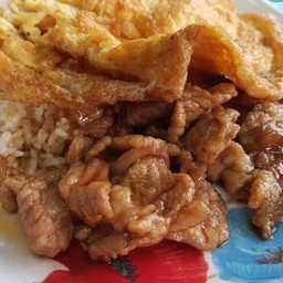 หมูหวานราดข้าว