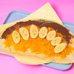 เครปนูเทลล่าฝอยทองกล้วยหอม