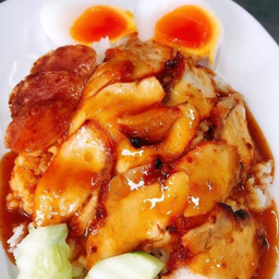 ข้าวหมูแดงธรรมดา