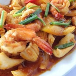 ผัดพริกเผา(กับข้าว)