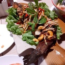 ปลาช่อนลุยสวน