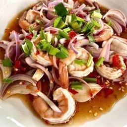 ยำกุ้งสุก