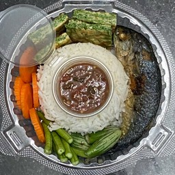 กระเพราหมูแดดเดียว&น้ำพริกปลาทู พฤกษา12