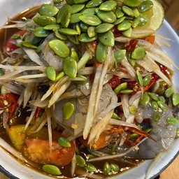 ตำกุ้งสด