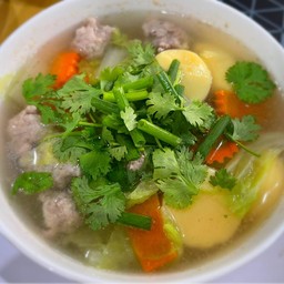 แกงจืดเต้าหู้หมูสับ