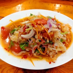 ยำวุ้นเส้น หมูสับ